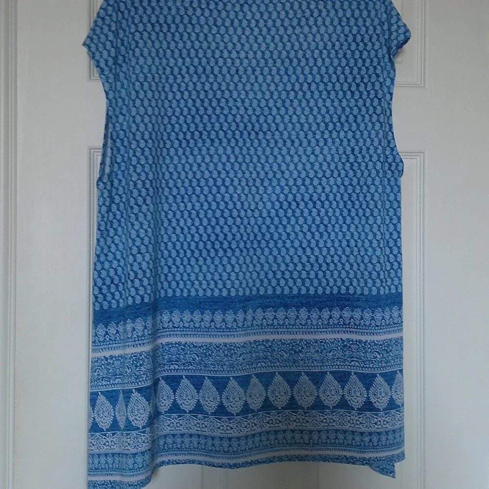 Show Me Your Mumu carter tunic blue paisley - size Small - EUC - Picture 6 of 6